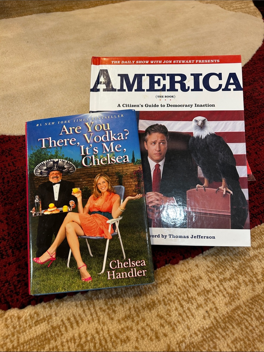 Comedian Bestselling Books Jon Stewart/ Chelsea Handler
